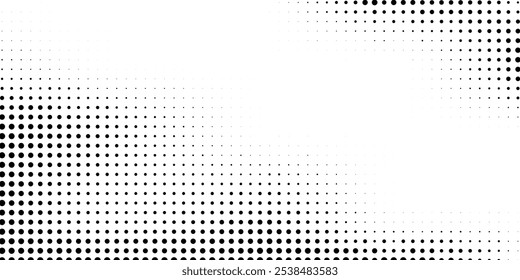 Comic dotted halftone fluid textured background. Half tone pixelated abstract texture for presentations, banners, comic design