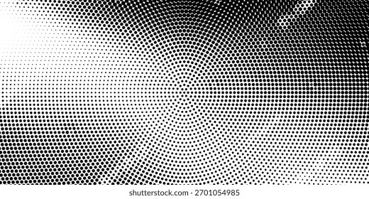 Fondo de textura fluida de semitono punteado cómico. Textura abstracta pixelada de medio tono para presentaciones, Anuncios, diseño de cómics