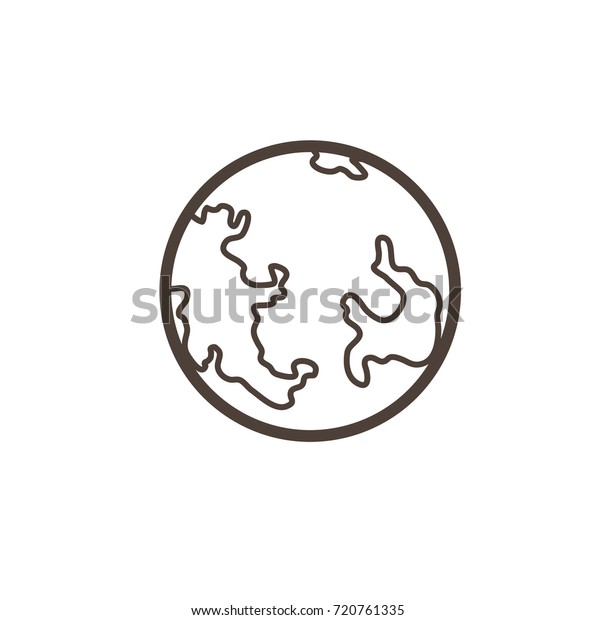 Comic Earth Vector Clipart Stock Vector (Royalty Free) 720761335 ...