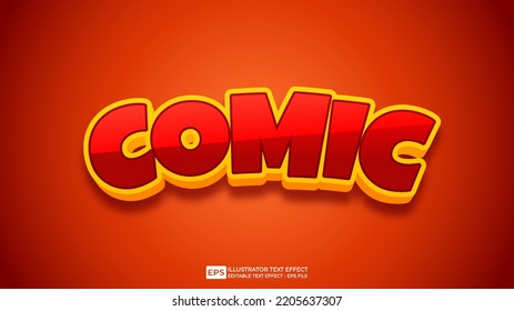 Comic Editable Text Effect Font