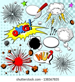 Comic elements for your design