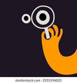 Comic emoji color icons with hands and eyes. Various finger gestures, signs and symbols. Vector cartoon abstract trendy flat isolated face emotions set