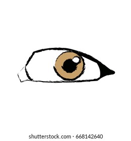 comic eye look optical style