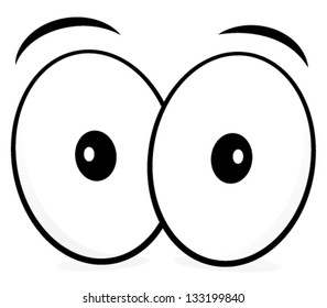 Comic Eyes - Eyeballs Vector - Staring - Surprised!