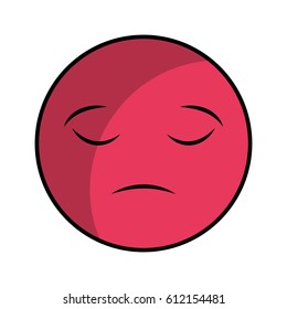 comic face emoticon isolated icon vector illustration design