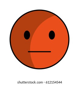 comic face emoticon isolated icon vector illustration design