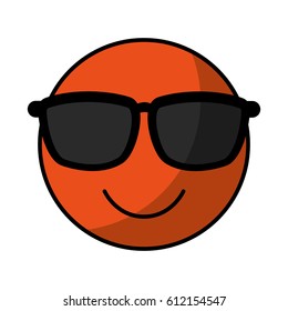 comic face emoticon isolated icon vector illustration design