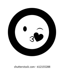 comic face emoticon isolated icon vector illustration design