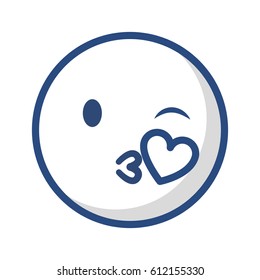 comic face emoticon isolated icon vector illustration design