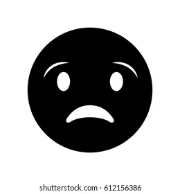 comic face emoticon isolated icon vector illustration design