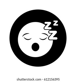 comic face emoticon isolated icon vector illustration design
