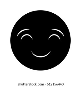 comic face emoticon isolated icon vector illustration design