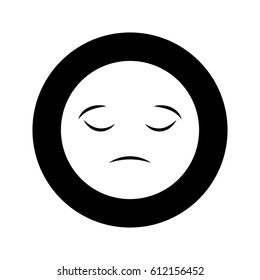 comic face emoticon isolated icon vector illustration design