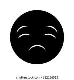 comic face emoticon isolated icon vector illustration design