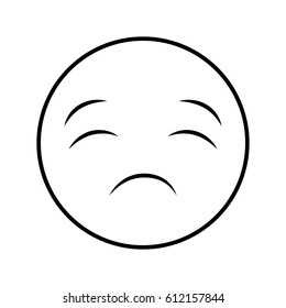 comic face emoticon isolated icon vector illustration design