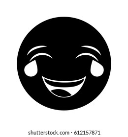 comic face emoticon isolated icon vector illustration design