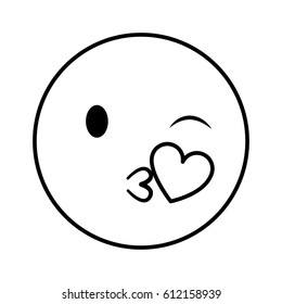 comic face emoticon isolated icon vector illustration design