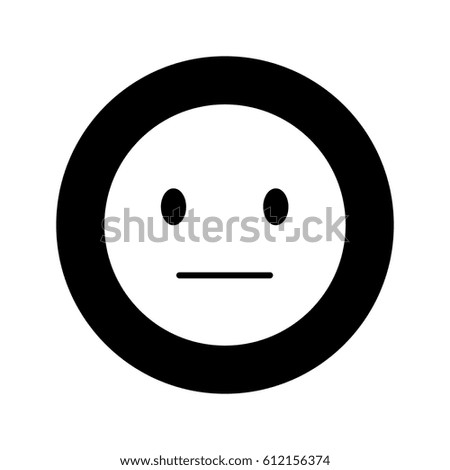 comic face emoticon isolated icon vector illustration design
