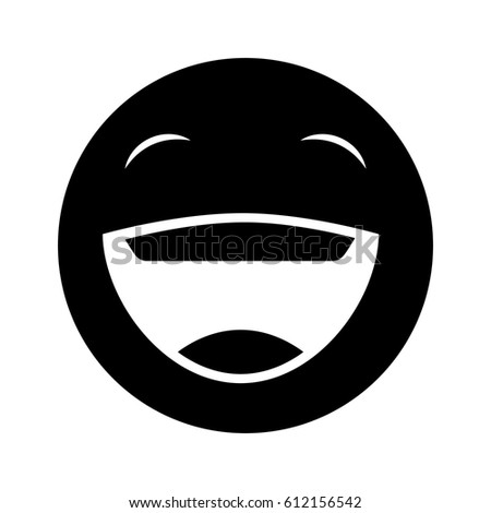 comic face emoticon isolated icon vector illustration design