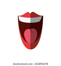 comic face smiling icon
