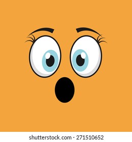 comic faces design, vector illustration eps10 graphic 
