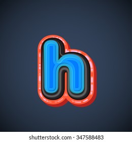 Comic font, vector