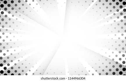 comic grey halftone background. geometric concept vector abstract design. EPS10