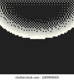 Comic halftone background. Vector retro dotted template for labels and sketches. White and black geometric gradient for pop art designs. Vintage backdrop with isolated pattern for cartoon book.
