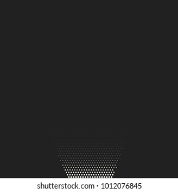 Comic halftone background. Vector retro dotted template for labels and sketches. White and black geometric gradient for pop art designs. Vintage backdrop with isolated pattern for cartoon book.
