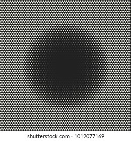 Comic halftone background. Vector retro dotted template for labels and sketches. White and black geometric gradient for pop art designs. Vintage backdrop with isolated pattern for cartoon book.
