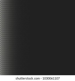 Comic halftone background. Vector retro dotted template for labels and sketches. White and black geometric gradient for pop art designs. Vintage backdrop with isolated pattern for cartoon book.