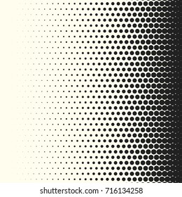 Comic halftone background. Vector retro dotted template for labels. White and black geometric gradient for pop art designs. Vintage backdrop with isolated pattern for cartoon book.