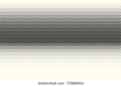 Comic halftone background. Vector retro dotted template for labels. White and black geometric gradient for pop art designs. Vintage backdrop with isolated pattern for cartoon book.