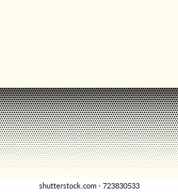 Comic halftone background. Vector retro dotted template for labels. White and black geometric gradient for pop art designs. Vintage backdrop with isolated pattern for cartoon book.