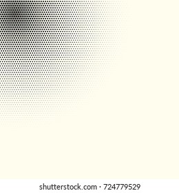Comic halftone background. Vector retro dotted template for labels. White and black geometric gradient for pop art designs. Vintage backdrop with isolated pattern for cartoon book.