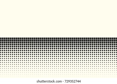 Comic halftone background. Vector retro dotted template for labels. White and black geometric gradient for pop art designs. Vintage backdrop with isolated pattern for cartoon book.