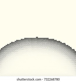 Comic halftone background. Vector retro dotted template for labels. White and black geometric gradient for pop art designs. Vintage backdrop with isolated pattern for cartoon book.