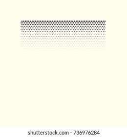 Comic halftone background. Vector retro dotted template for labels. White and black geometric gradient for pop art designs. Vintage backdrop with isolated pattern for cartoon book.