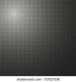 Comic halftone background. Vector retro dotted template for labels. White and black geometric gradient for pop art designs. Vintage backdrop with isolated pattern for cartoon book.