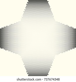 Comic halftone background. Vector retro dotted template for labels. White and black geometric gradient for pop art designs. Vintage backdrop with isolated pattern for cartoon book.