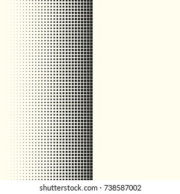 Comic halftone background. Vector retro dotted template for labels. White and black geometric gradient for pop art designs. Vintage backdrop with isolated pattern for cartoon book.