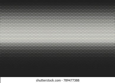 Comic halftone background. Vector retro dotted template for labels and sketches. White and black geometric gradient for pop art designs. Vintage backdrop with isolated pattern for cartoon book.