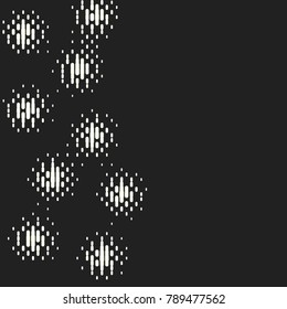 Comic halftone background. Vector retro dotted template for labels and sketches. White and black geometric gradient for pop art designs. Vintage backdrop with isolated pattern for cartoon book.