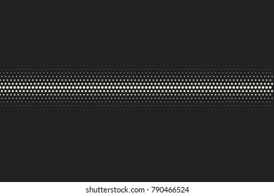 Comic halftone background. Vector retro dotted template for labels and sketches. White and black geometric gradient for pop art designs. Vintage backdrop with isolated pattern for cartoon book.