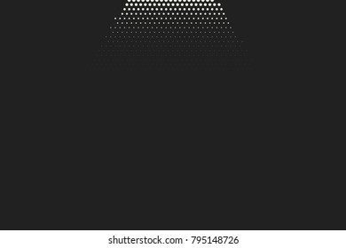 Comic halftone background. Vector retro dotted template for labels and sketches. White and black geometric gradient for pop art designs. Vintage backdrop with isolated pattern for cartoon book.