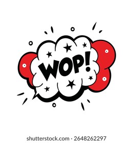 Comic Highlight Bubbles with Fun Expression Icons