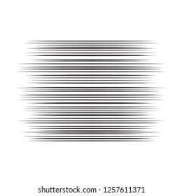 Comic horizontal speed lines background