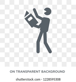 Comic icon. Trendy flat vector Comic icon on transparent background from Activity and Hobbies collection. 