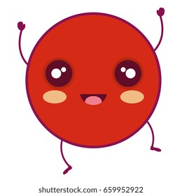 comic kawaii emoticon character