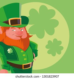 comic leprechaun avatar character